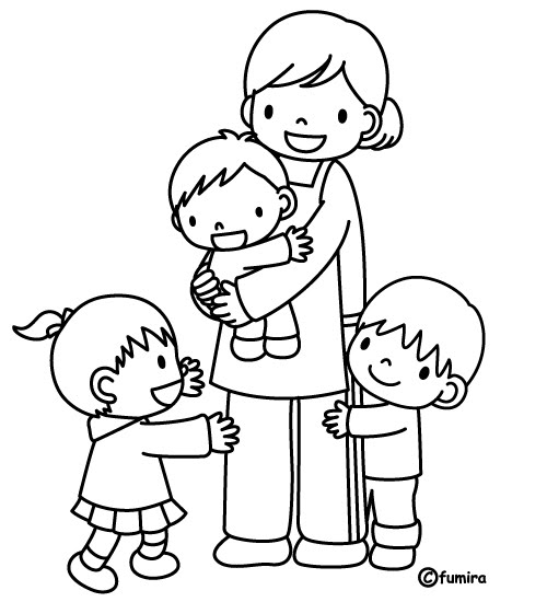 LA FAMILIA LAMINAS PARA PINTAR
